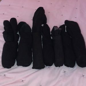 7 pairs of volleyball socks.